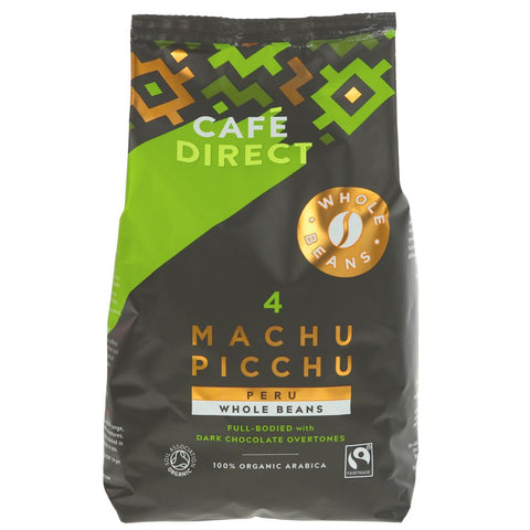 Cafedirect Machu Picchu Organic Beans 750g (Pack of 6)