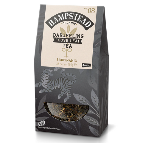 Hampstead Tea Darjeeling Leaf T Organic 100g (Pack of 6)