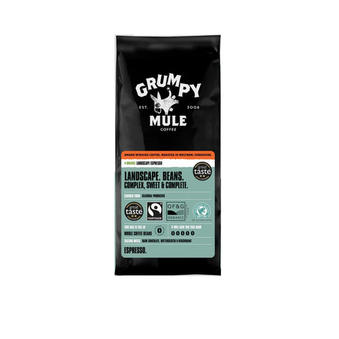 Grumpy Mule Espresso Wholebeans Organic 227g (Pack of 6)