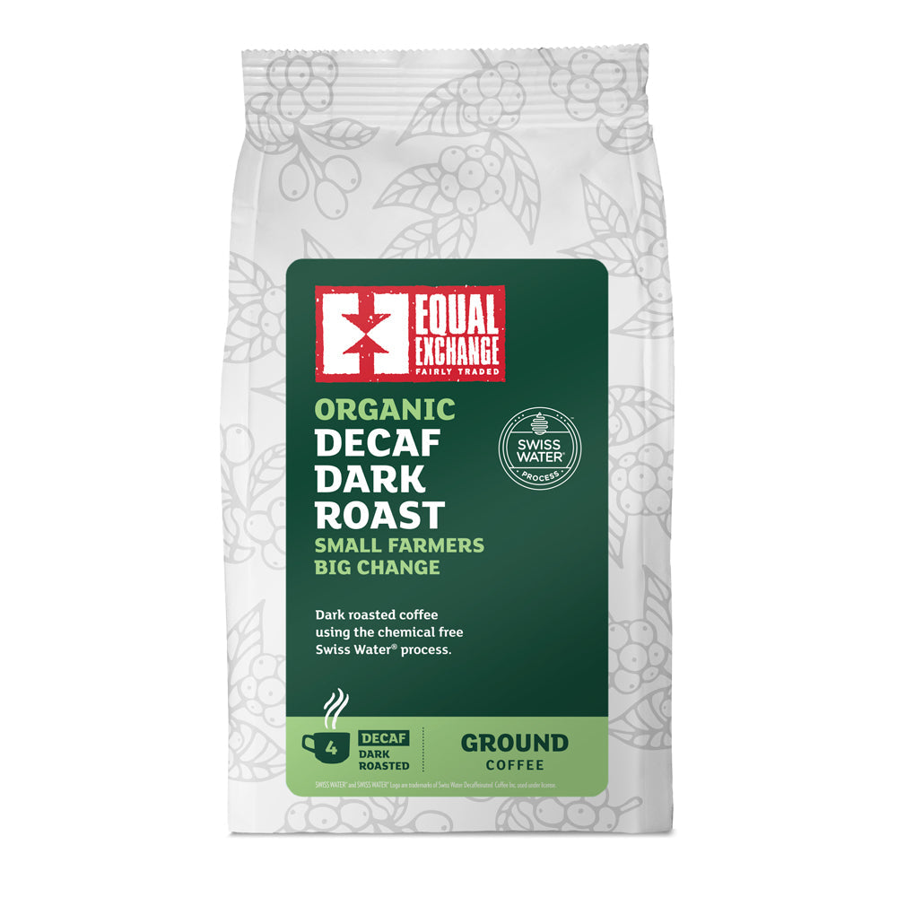 Equal Exchange Ee Dark Rst Decaf R&g Coff Organic 200g (Pack of 8)