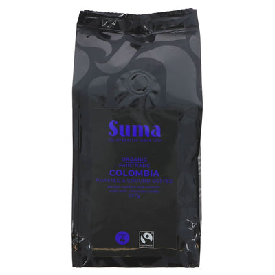 Suma Organic Colombia Ground Coffee 227g (Pack of 6)