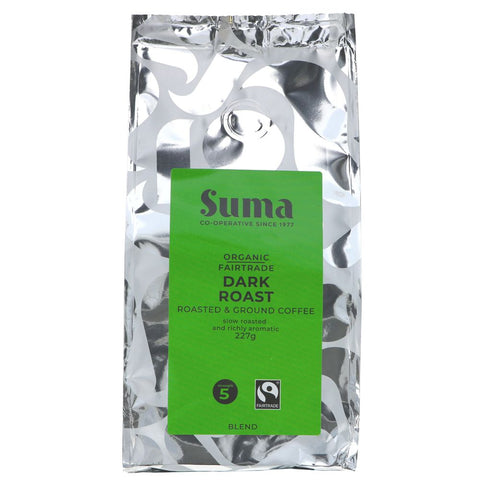 Suma Organic Suma Dark Roast Ground 227g (Pack of 6)