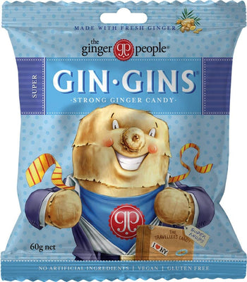 The Ginger People Gin Gins Ginger Caramel  60g (Pack of 24)