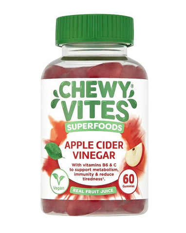 Chewy Vites Apple Cider Vinegar Gummies 60 Chewables (Pack of 2)