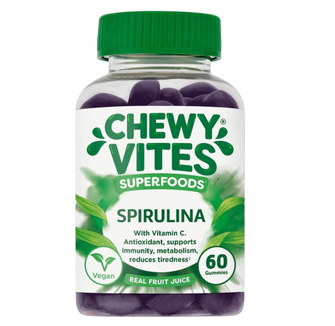 Chewy Vites Superfoods Spirulina 60 Gummies (Pack of 2)