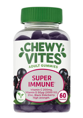 Chewy Vites Adults Super Immune 60 Gummies (Pack of 2)