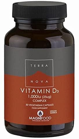 Terranova Vitamin D3 1000iu Complex 50caps