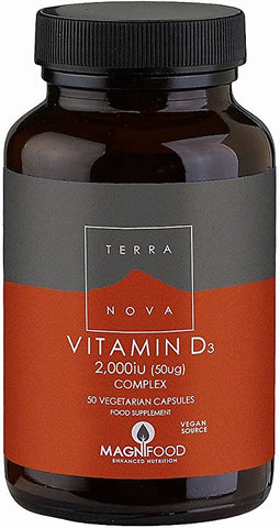Terranova Vitamin D3 2000iu Complex 50caps