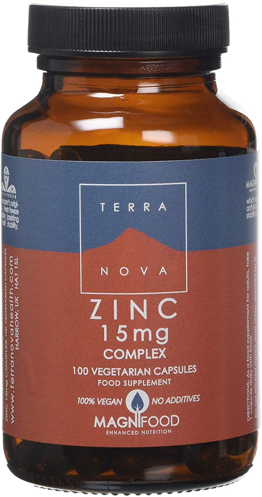 Terranova Zinc 15mg Complex 100caps