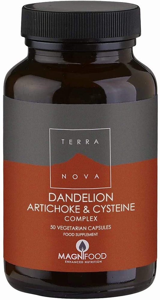 Terranova Dandelion Artichoke Cysteine Complex 50 Capsules