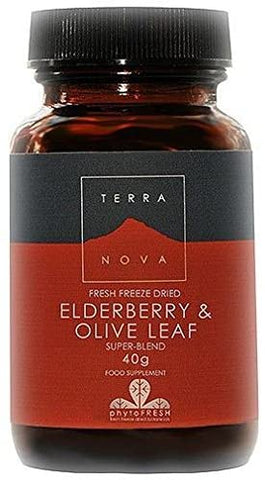 Terranova Nutrition Elderberry & Olive Leaf Blend 40g