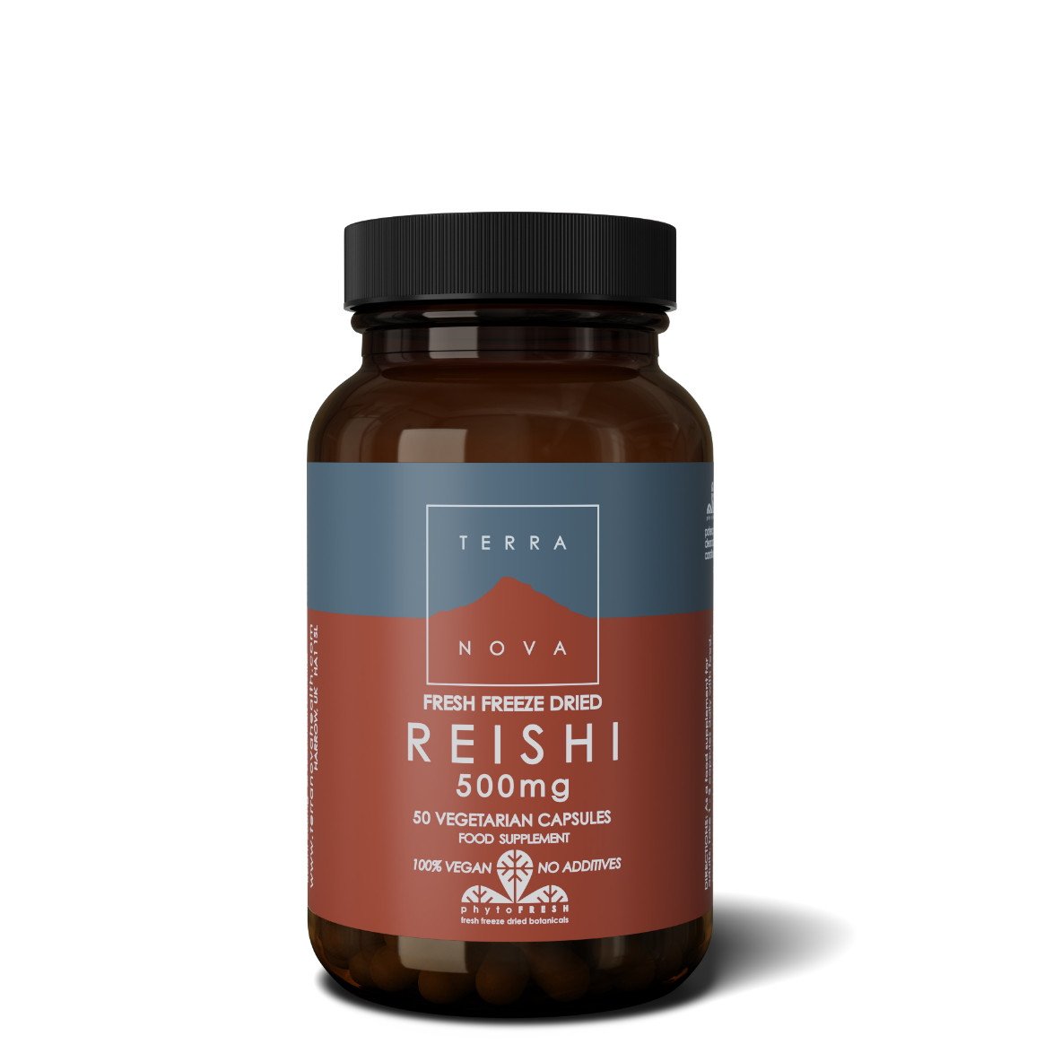 Terranova Reishi 500mg 50 Capsules