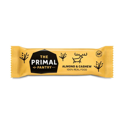 The Primal Pantry Almond Cashew Fruit & Nut Bar 40g (Pack of 18)