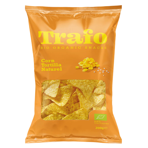 Trafo Tortilla Chips Natural 200g (Pack of 10)