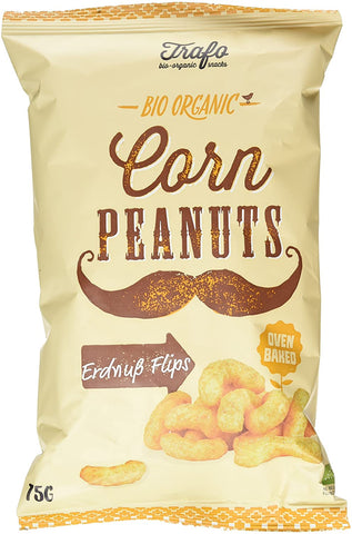 Trafo Organic Corn Peanuts 75g (Pack of 6)