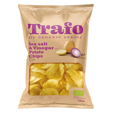 Trafo Chips Salt & Vinegar 125g (Pack of 12)