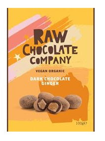 Raw Chocolate Company Organic Chocolate Ginger 100g (Pack of 6)