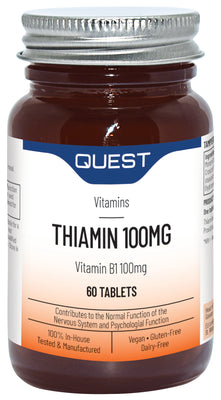 Quest Thiamin (Vitamin B1) 100mg 60 Tablets