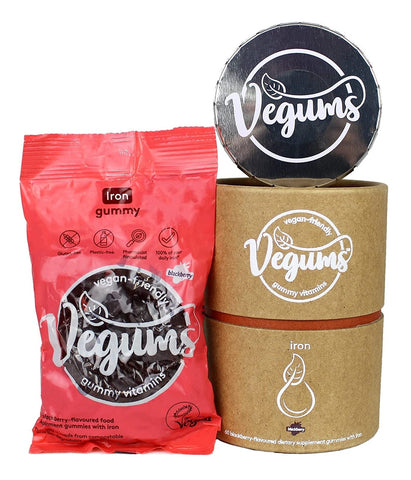 Vegums Vegan Iron 30 Gummies (Pack of 10)