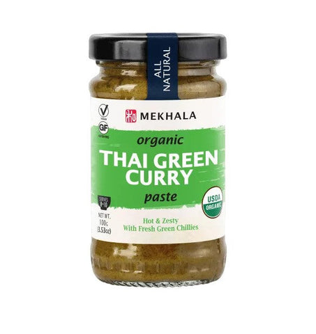 Mekhala Green Curry Paste Organic 100g (Pack of 6)