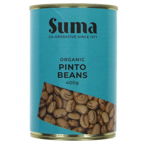 Suma Organic Pinto Beans 400g (Pack of 12)
