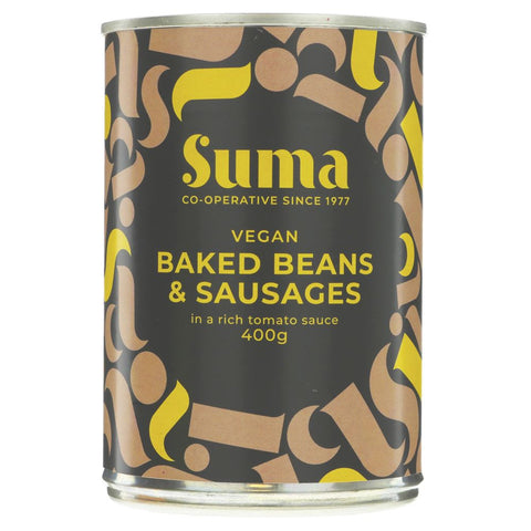 Suma Bakd Bean & Vegan Sausage 400g