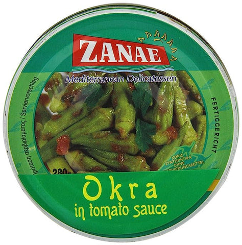 Zanae Okra In Sauce 280g (Pack of 12)