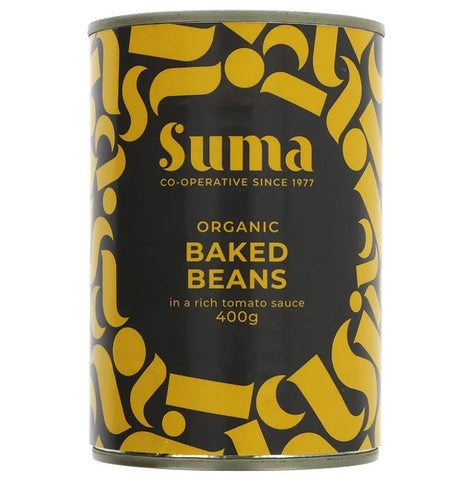 Suma Organic Baked Beans 400g (Pack of 12)