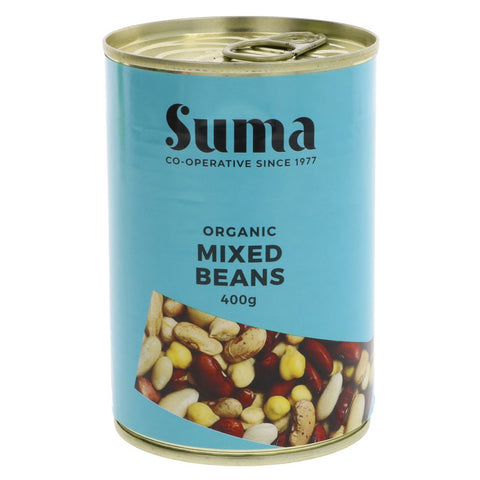 Suma Organic Mixed Beans Organic 400g (Pack of 12)