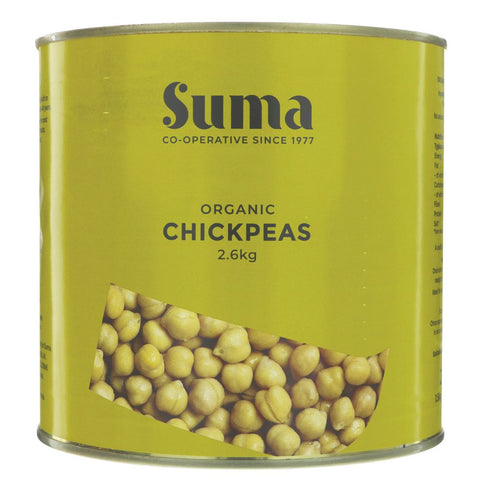 Suma Organic Chickpeas Organic 2.6kg (Pack of 6)