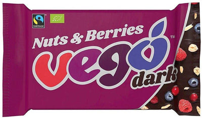 Vego Dark Nuts & Berries 85g (Pack of 12)