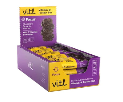 Vitl Focus Vitamin & Protein Bar 40g (Pack of 15)