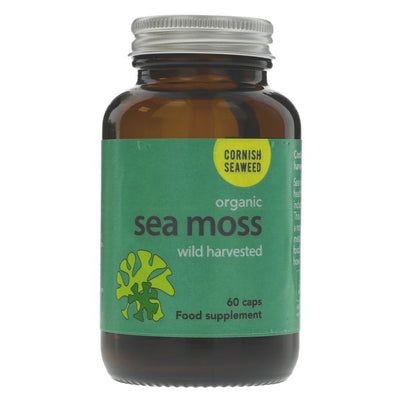 Cornish Seaweed Company Sea Moss Food Supplement 60Caps (Pack of 6)