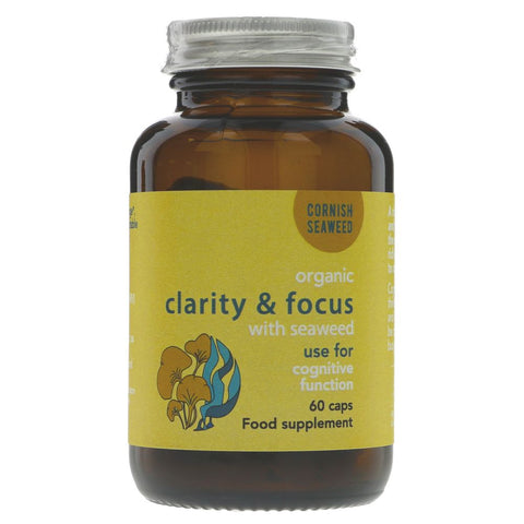 Cornish Seaweed Company Mental Clarity Supplement 60Caps (Pack of 6)