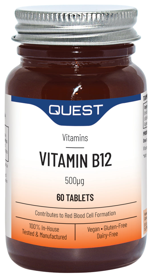 Quest Vitamin B12 500ug 60 Tablets
