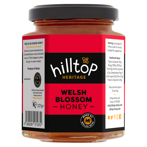 Hilltop Honey Welsh Blossom Honey 227g