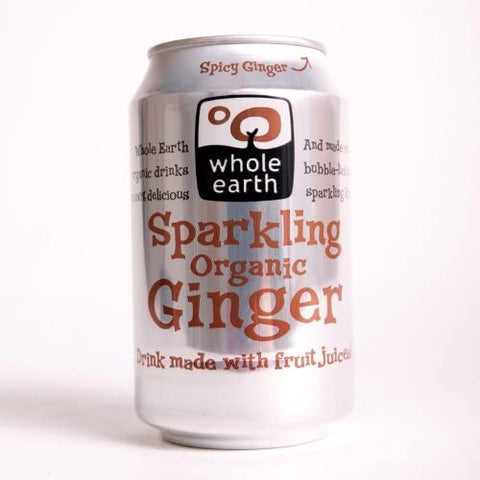 Whole Earth Organic Sparkling Ginger 330ml (Pack of 24)