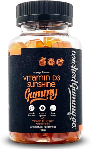 Wicked Gummy Co. Vitamin D Sunshine Gummy 180G