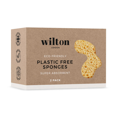 Wilton London Plastic free sponge - twin pack (2 sponge) (Pak of 2)
