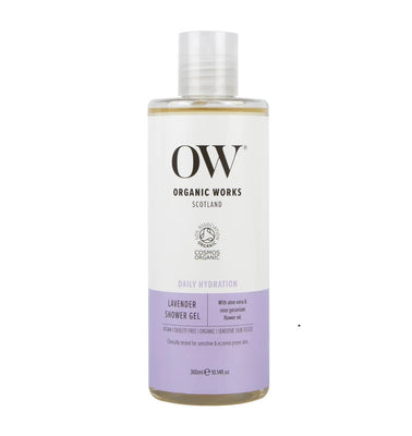 Organic Works Lavender Shower Gel 300ml (Pack of 6)