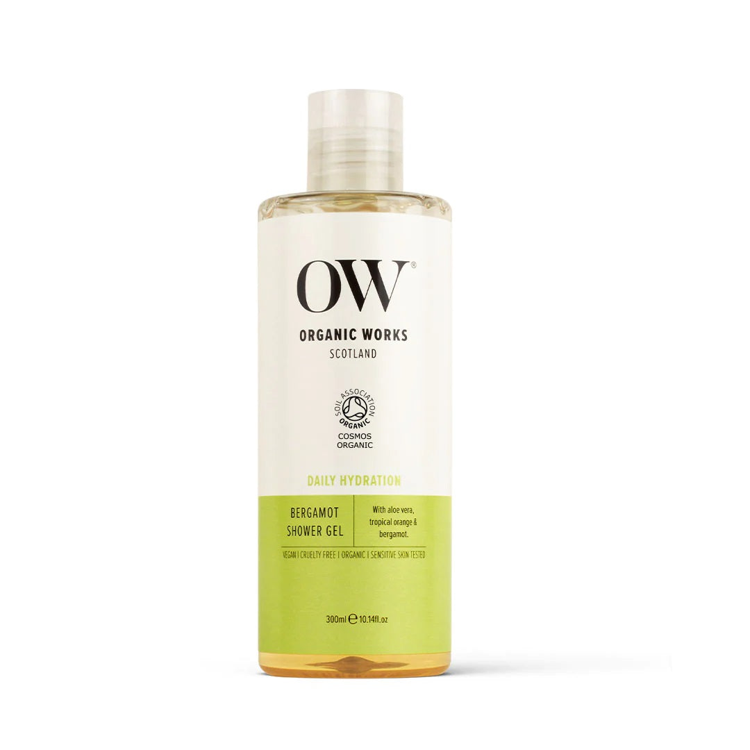 Organic Works Bergamot Shower Gel 300ml (Pack of 6)
