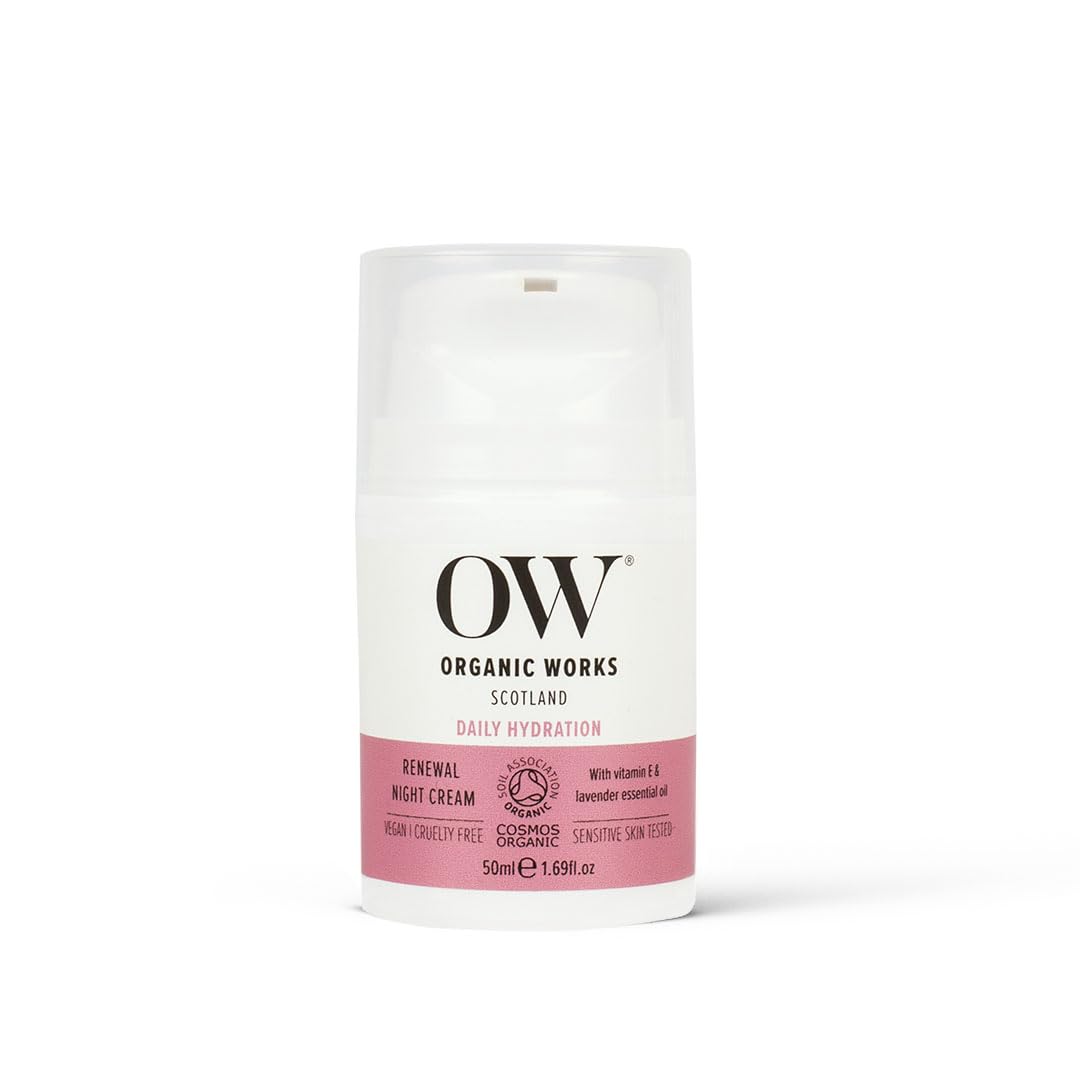Organic Works Renewal Night Cream 50ml (Pack of 6)