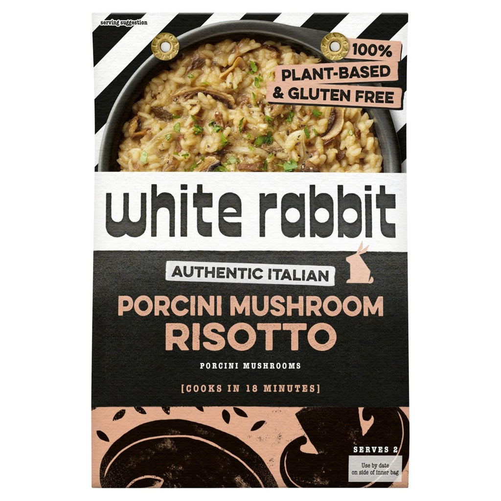 White Rabbit Risotto with Porcini Mushroom 180g (Pack of 4) – SuperfoodUK