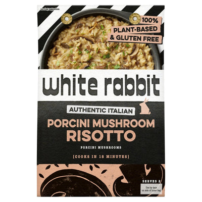 White Rabbit Risotto with Porcini Mushroom 180g (Pack of 4) – SuperfoodUK
