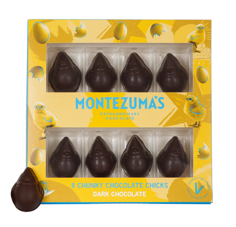 Montezuma's Dark Chocolate Chicks 110g (Pack of 10)