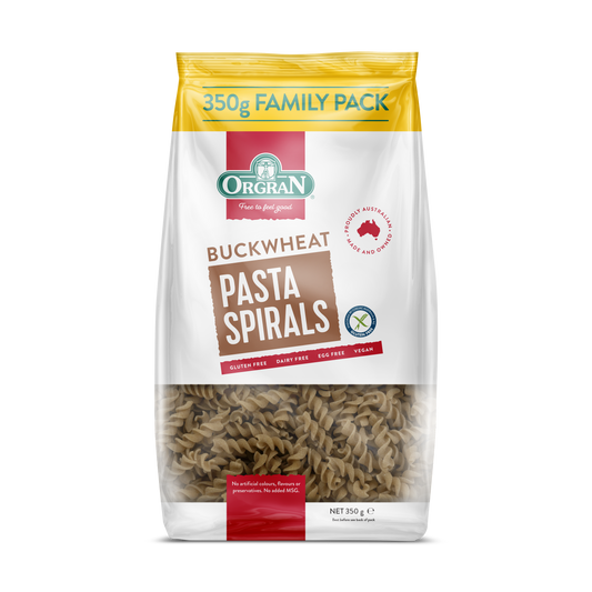 Orgran Buckwheat Pasta Spirals 350g (Pack of 5)