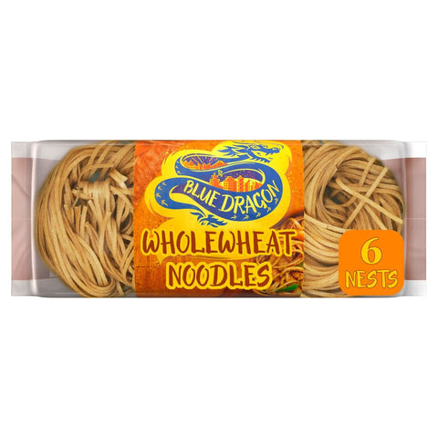 Blue Dragon Wholewheat Noodles 300g (Pack of 8)