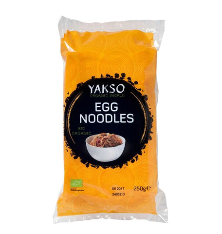Yakso Egg Noodles Organic 250g (Pack of 6)