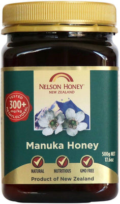 Nelson Honey New Zealand Manuka Honey (300+) 500g