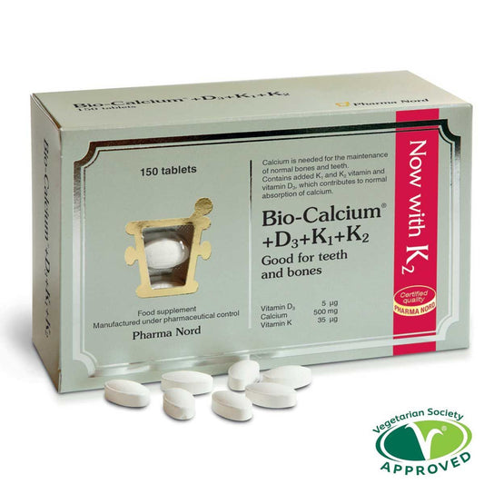 Pharma Nord Bio Calcium with Vitamin D3, K1 & K2 150 Tablets